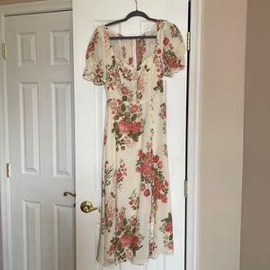 Reformation floral dulcie midi dress
